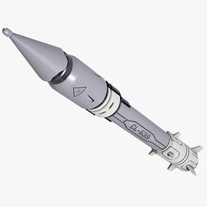 Sci-Fi Missile 07 3D model