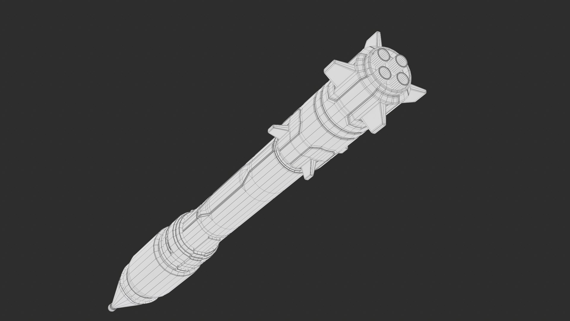 Sci-Fi Missile 07 3D model https://p.turbosquid.com/ts-thumb/vW/nVBi2g/Wa/screenshot103/png/1637182554/1920x1080/fit_q87/bc9d593a2831e5fa666ddcf6e1a0b3531480549e/screenshot103.jpg