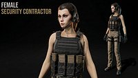 Female Security Contractor