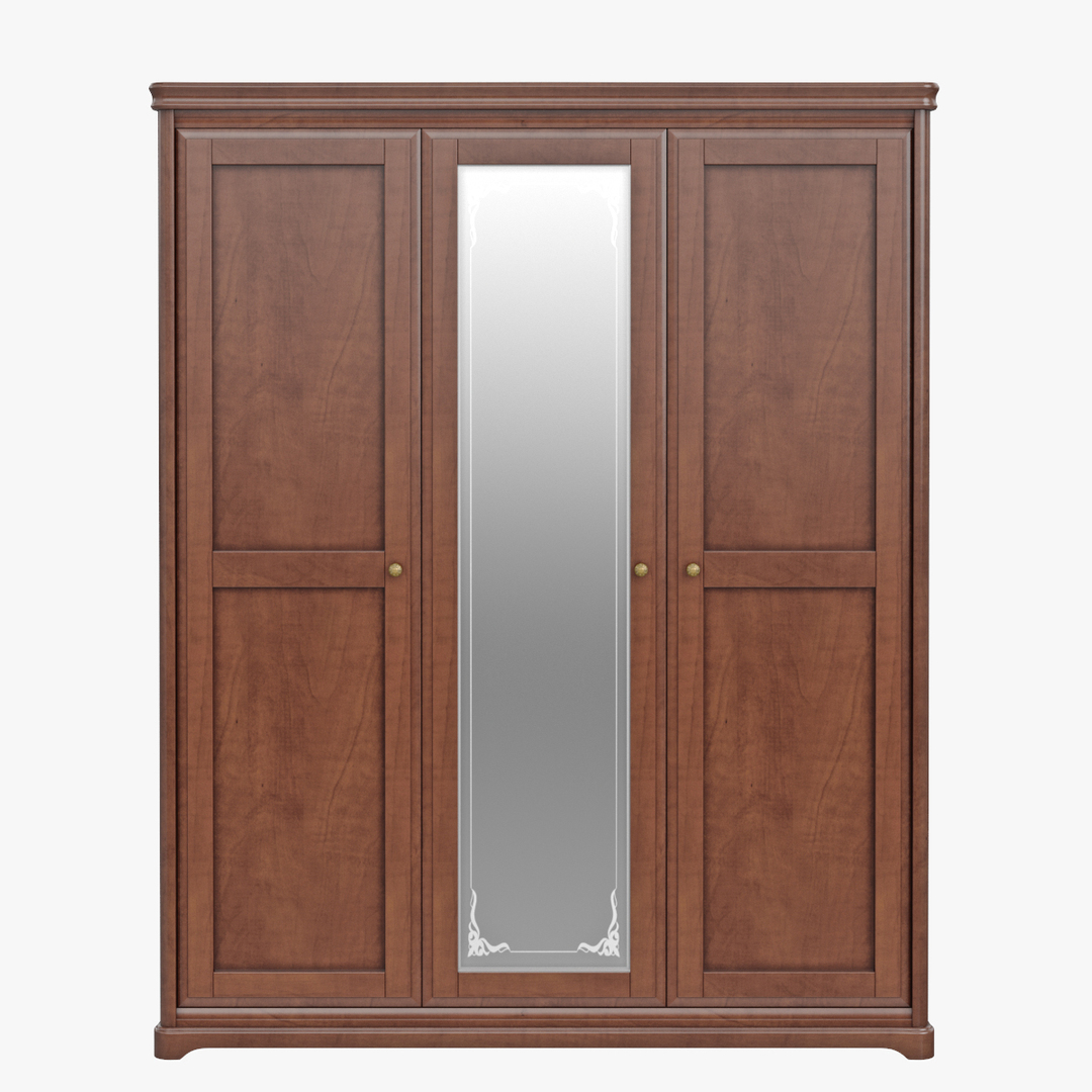 obj furniture classic wooden cabinet