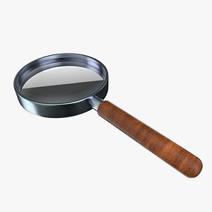 Loupe with Wood Handle 3D model