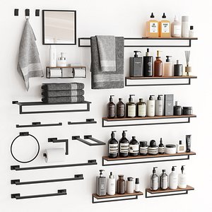 3D Bathroom Accessories 58 model