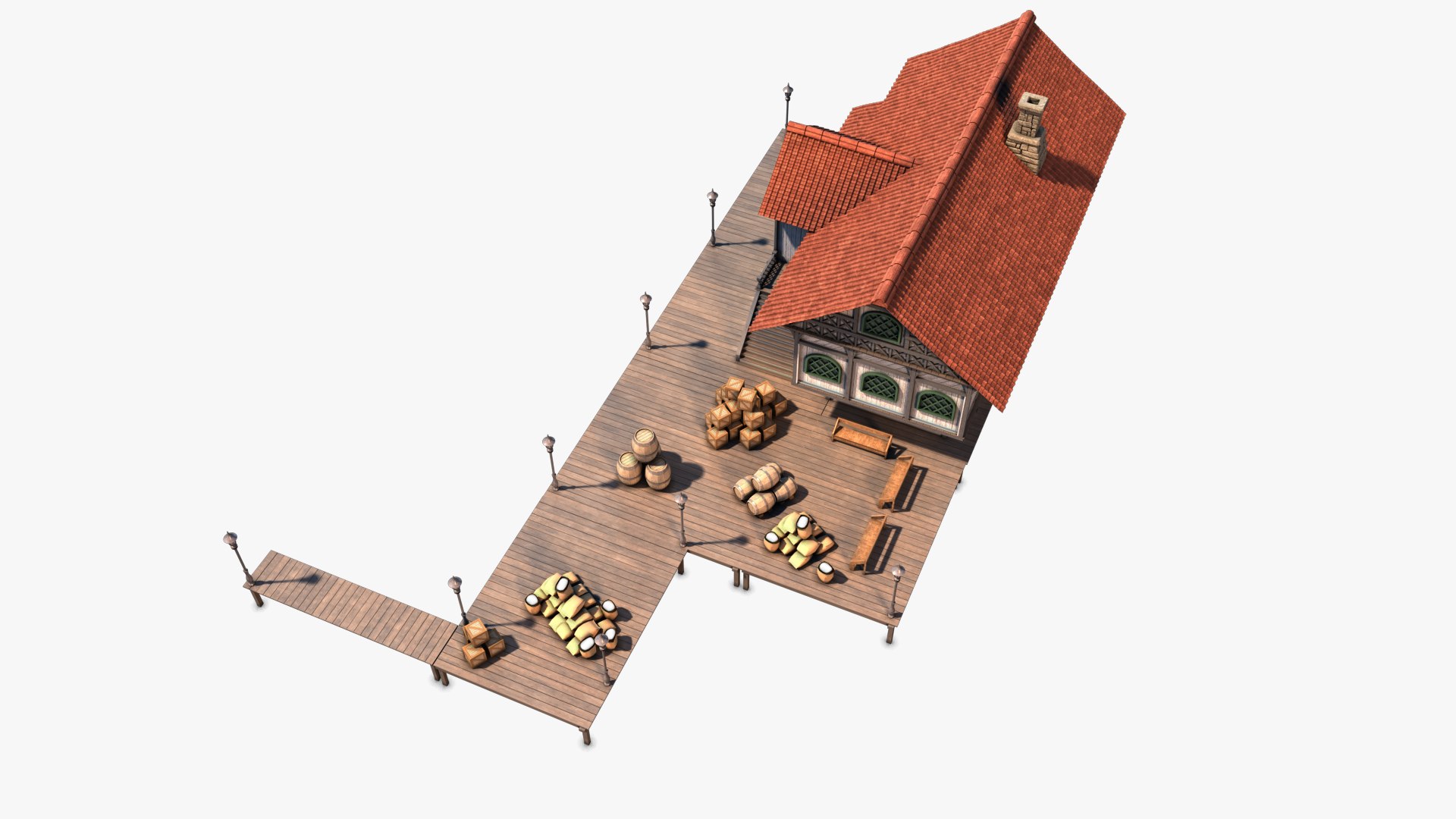 3D Wharf02 - TurboSquid 2009041