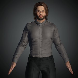 3D Realistic Man Tommy model