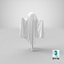 3D model Funny Blank Ghosts Collection V1