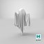 3D model Funny Blank Ghosts Collection V1