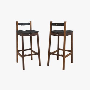 3D model barstool v3