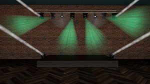 Truss System with Lights