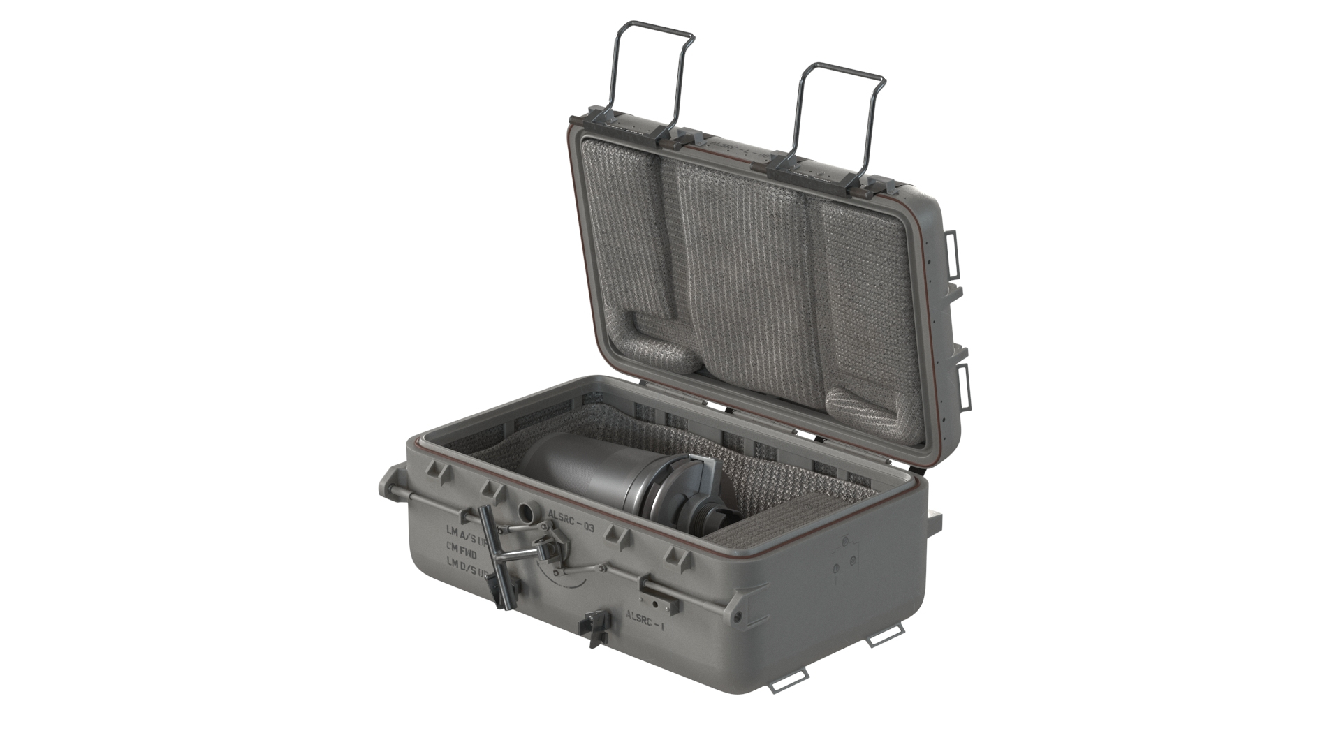 3D Apollo Sample Canister Housed In Protect Case - TurboSquid 2486161