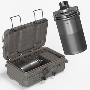 3D Apollo Sample Canister Housed in Protect Case
