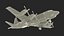 South Korea P3 Orion Anti Submarine Plane Rigged for Maya 3D model