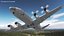 South Korea P3 Orion Anti Submarine Plane Rigged for Maya 3D model