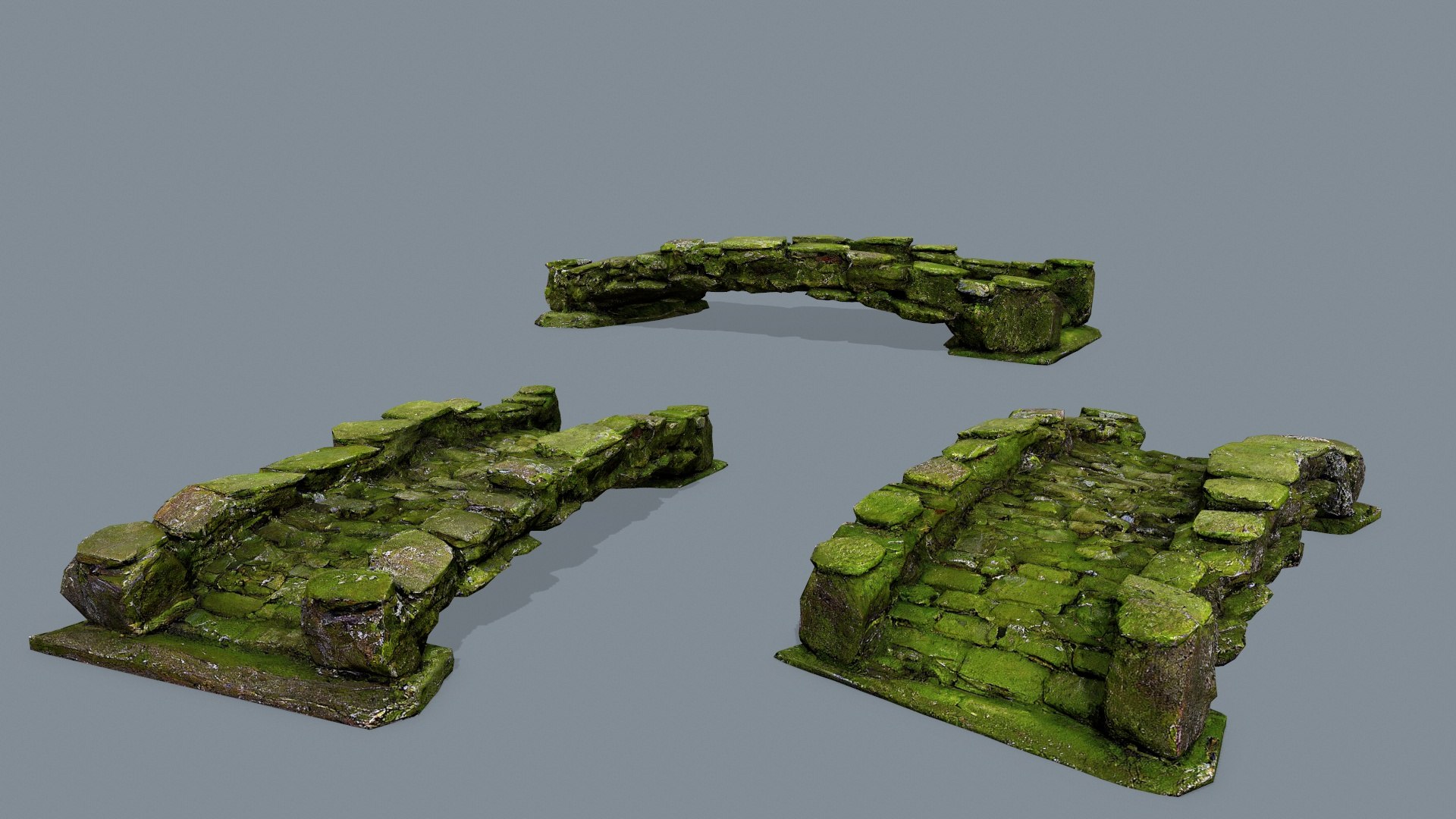 Ruin Set 3D Model - TurboSquid 2204402