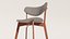 silla de tela de madera de diseño