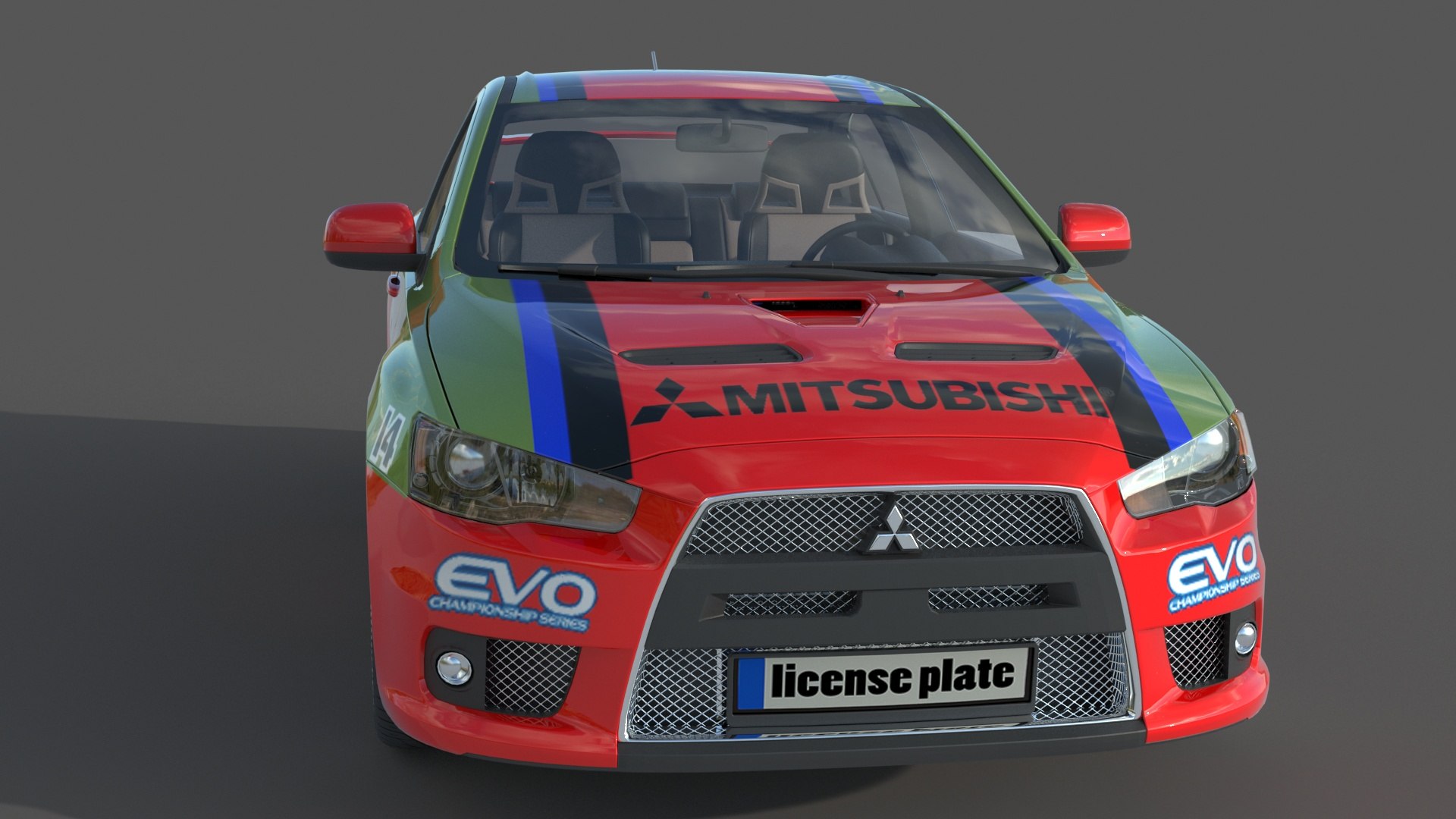 Mitsubishi Lancer Evo X 3D Model TurboSquid 1894789