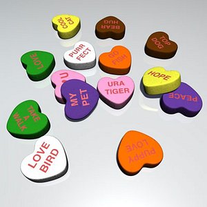 valentine hearts candy 3ds