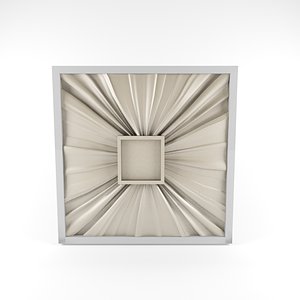 3d model curtain