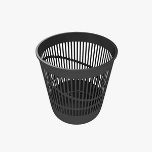 3d model trash bin