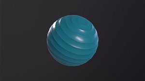 Fitness ball 3D model