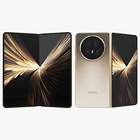 Honor Magic V5 Dawn Gold Animated