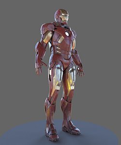 iron man mk7 3D model
