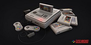 3D model super nintendo