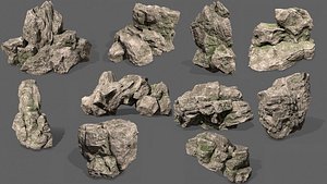 3D Rock Collection 017
