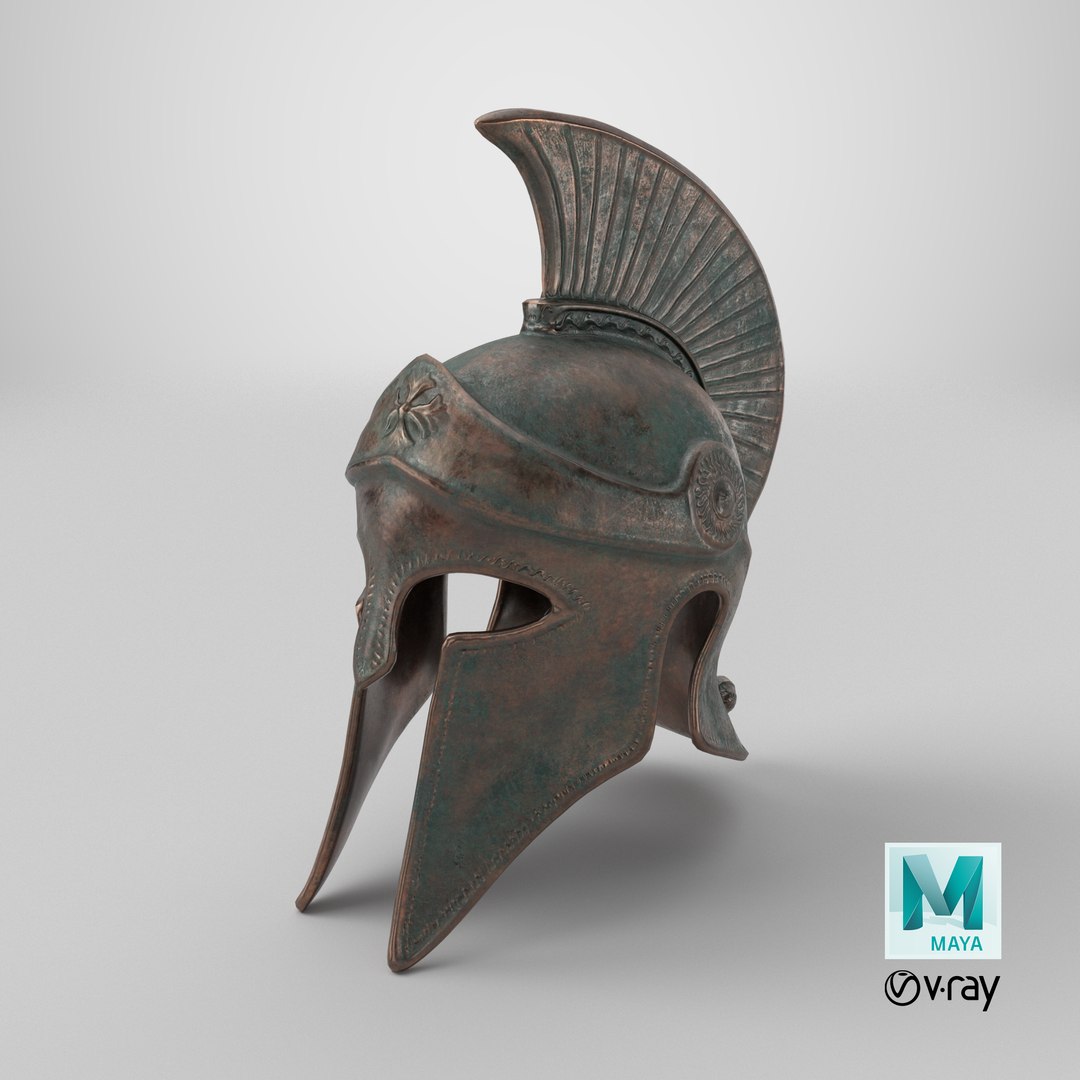 Greek Helmet 3D model https://p.turbosquid.com/ts-thumb/vX/jDPhui/YZ/stemcell_maya_vray_render/png/1710810112/1920x1080/fit_q87/e6ba346d125289b63cbf31c8daa0f3ba40145ef8/stemcell_maya_vray_render.jpg