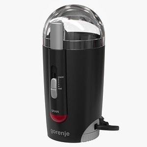 realistic coffee grinder gorenje 3D model