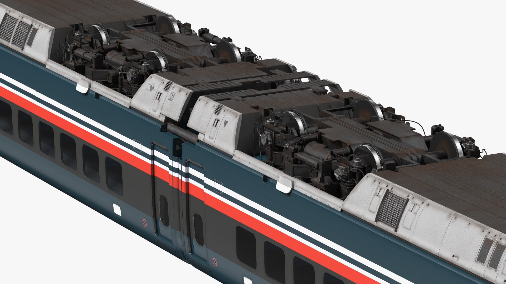 3D High Speed Bullet Train Rigged for Maya - TurboSquid 2025870