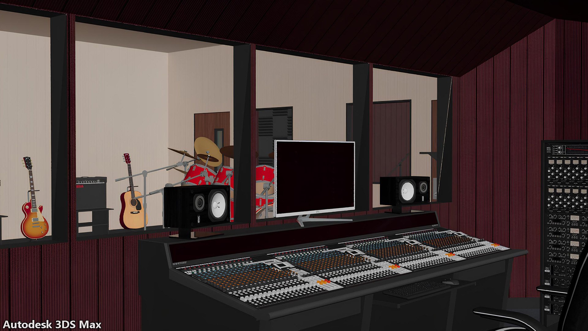 3D Recording Studio With Music Instruments https://p.turbosquid.com/ts-thumb/vX/qAru5G/A8/max9/jpg/1743783468/1920x1080/fit_q87/6de66f064fd0cafc8a207d7ef3c714e1d4aba946/max9.jpg