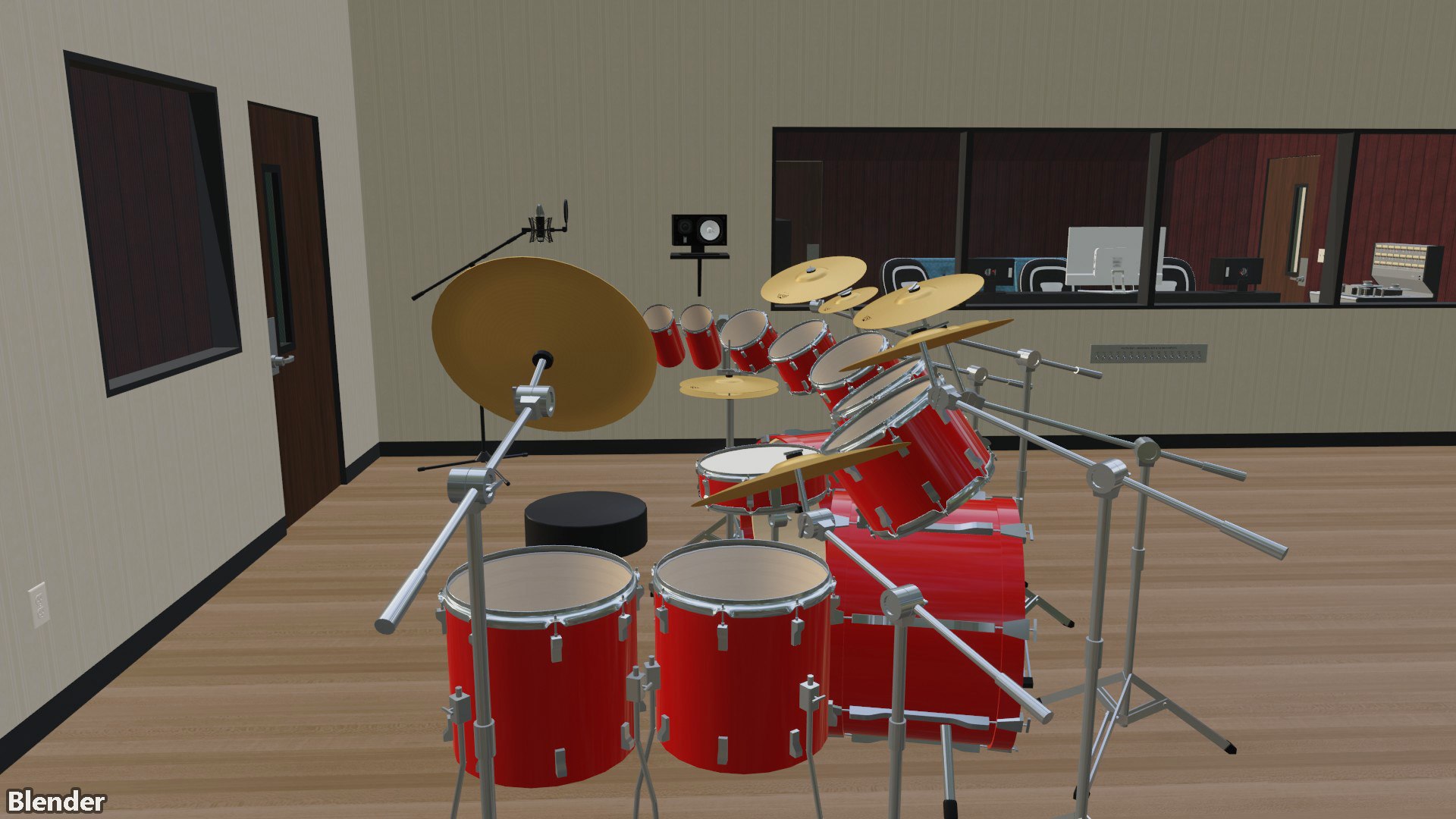 3D Recording Studio With Music Instruments https://p.turbosquid.com/ts-thumb/vX/qAru5G/qi/blender18/jpg/1743783450/1920x1080/fit_q87/f193deb40653d9bd8d152e8a5f304f5a33dfe2e1/blender18.jpg