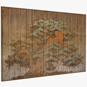 ancient asian mural 3ds