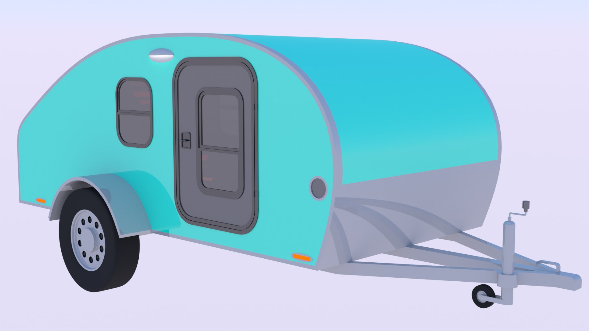 3D Teardrop Caravan - TurboSquid 2129838