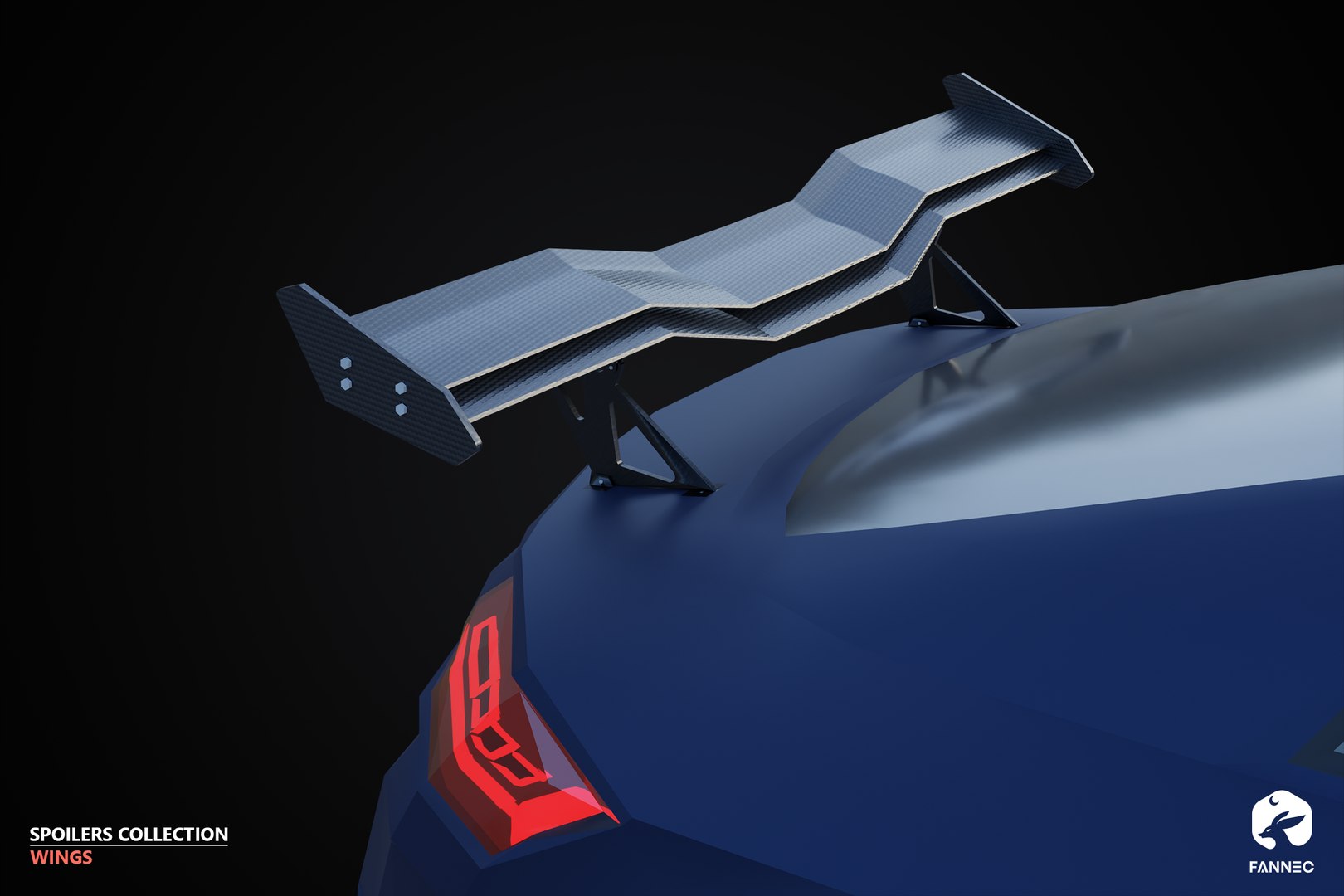 3D WINGS - Spoilers Collection - All Formats - TurboSquid 2268388