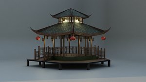 Chinese Traditional Pavilion model
