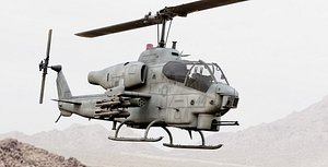 Bell AH-1W Super Cobra twin-engined attack helicopter