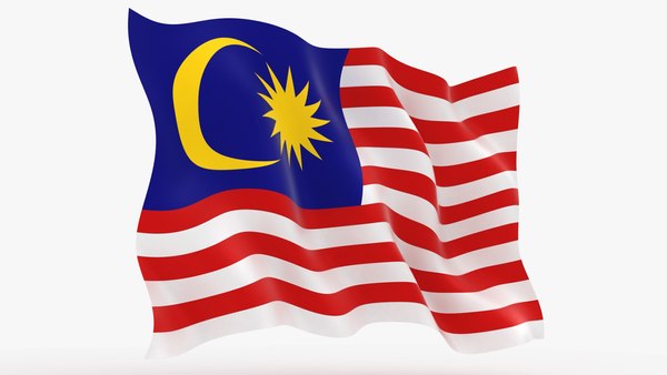 3D malaysia flag animation model - TurboSquid 1615777
