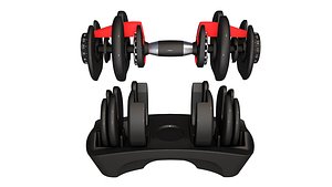 Bowflex  Dumbbells 3d