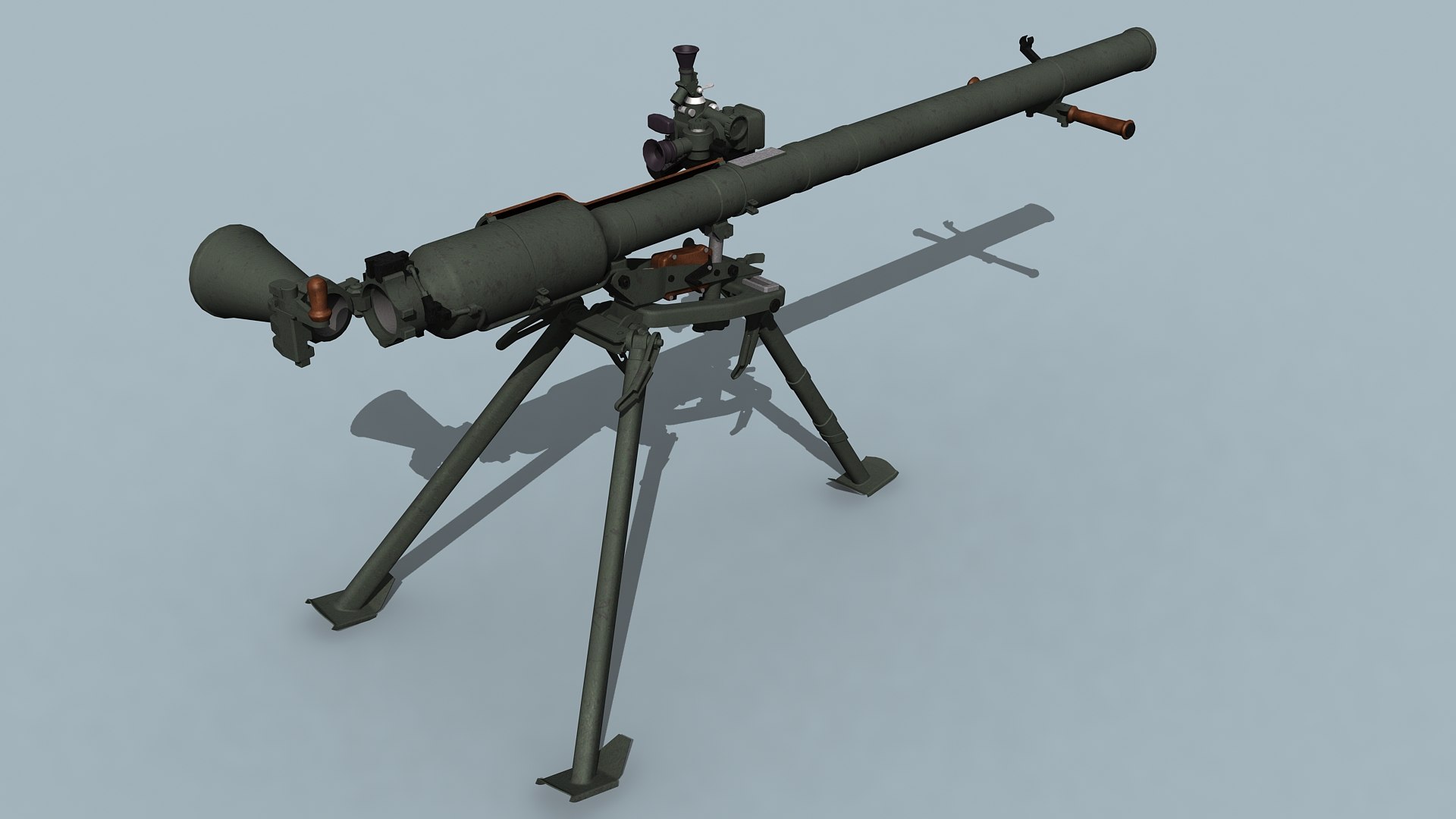 3D SPG-9 Model - TurboSquid 1878096