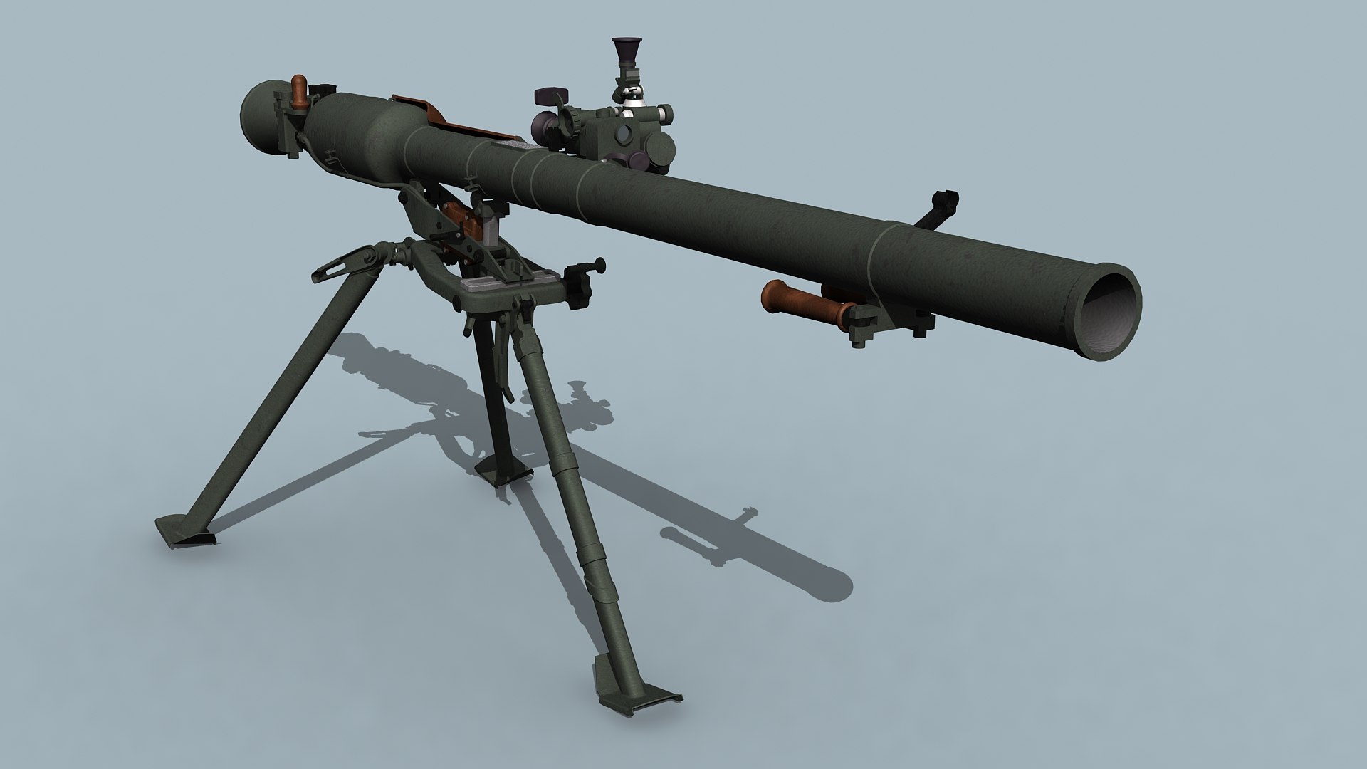 3D SPG-9 Model - TurboSquid 1878096