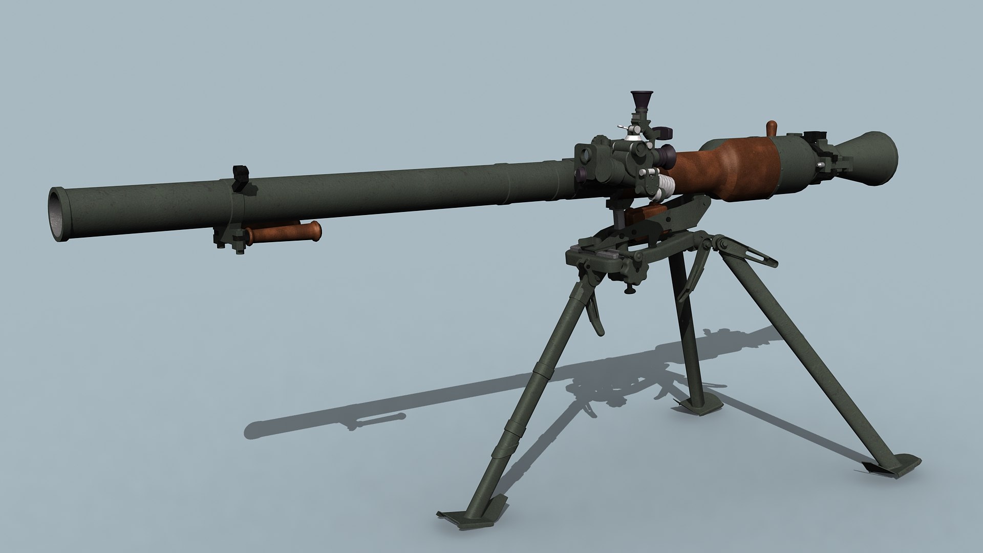 3D SPG-9 Model - TurboSquid 1878096