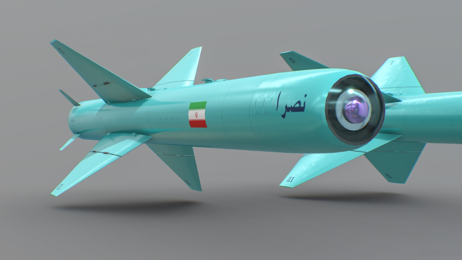 3D Model NASR-1 Iranian Anti-Ship Missile - TurboSquid 1721216