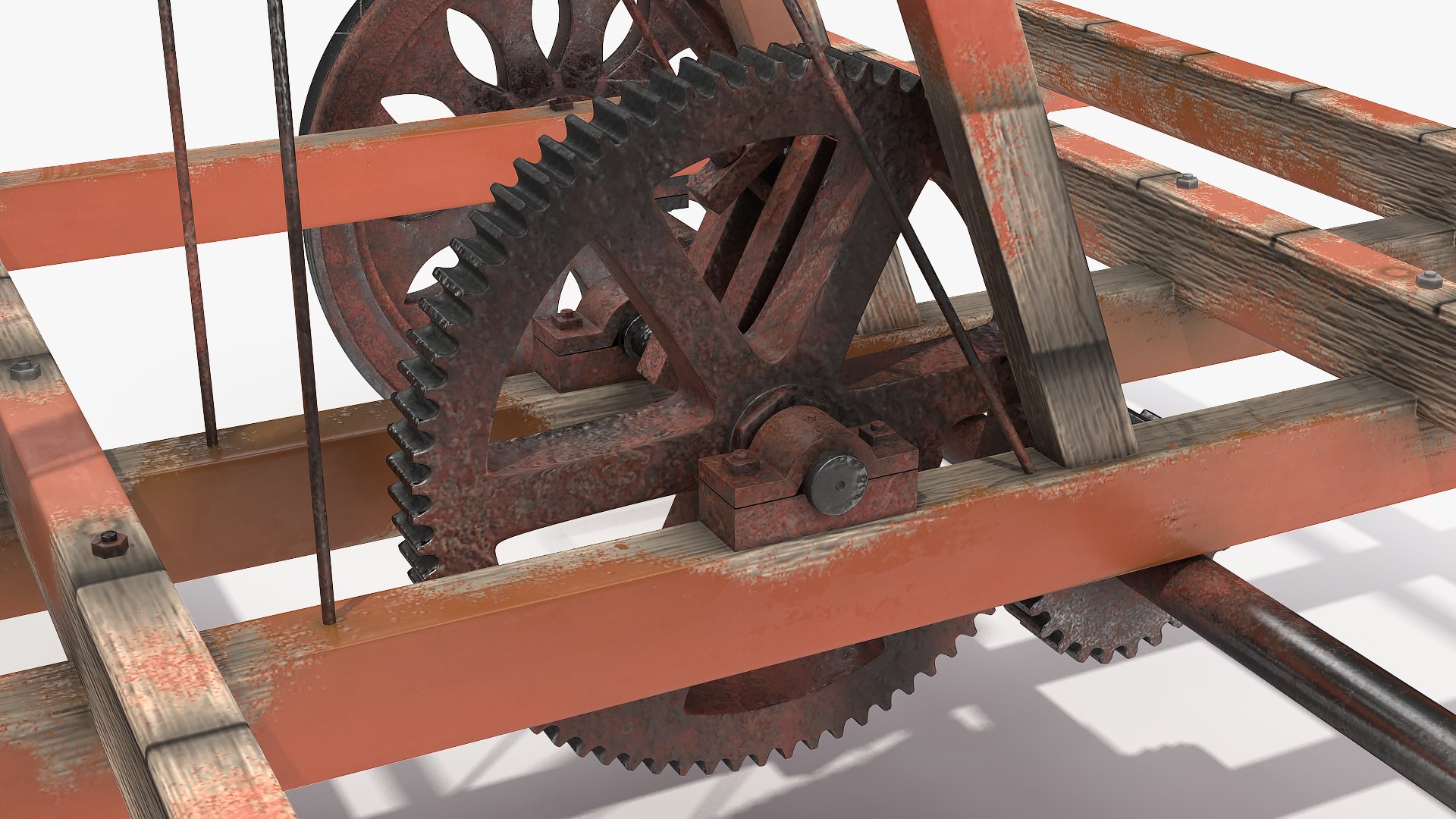 3D Vintage Railway Handcar Car - TurboSquid 1596869