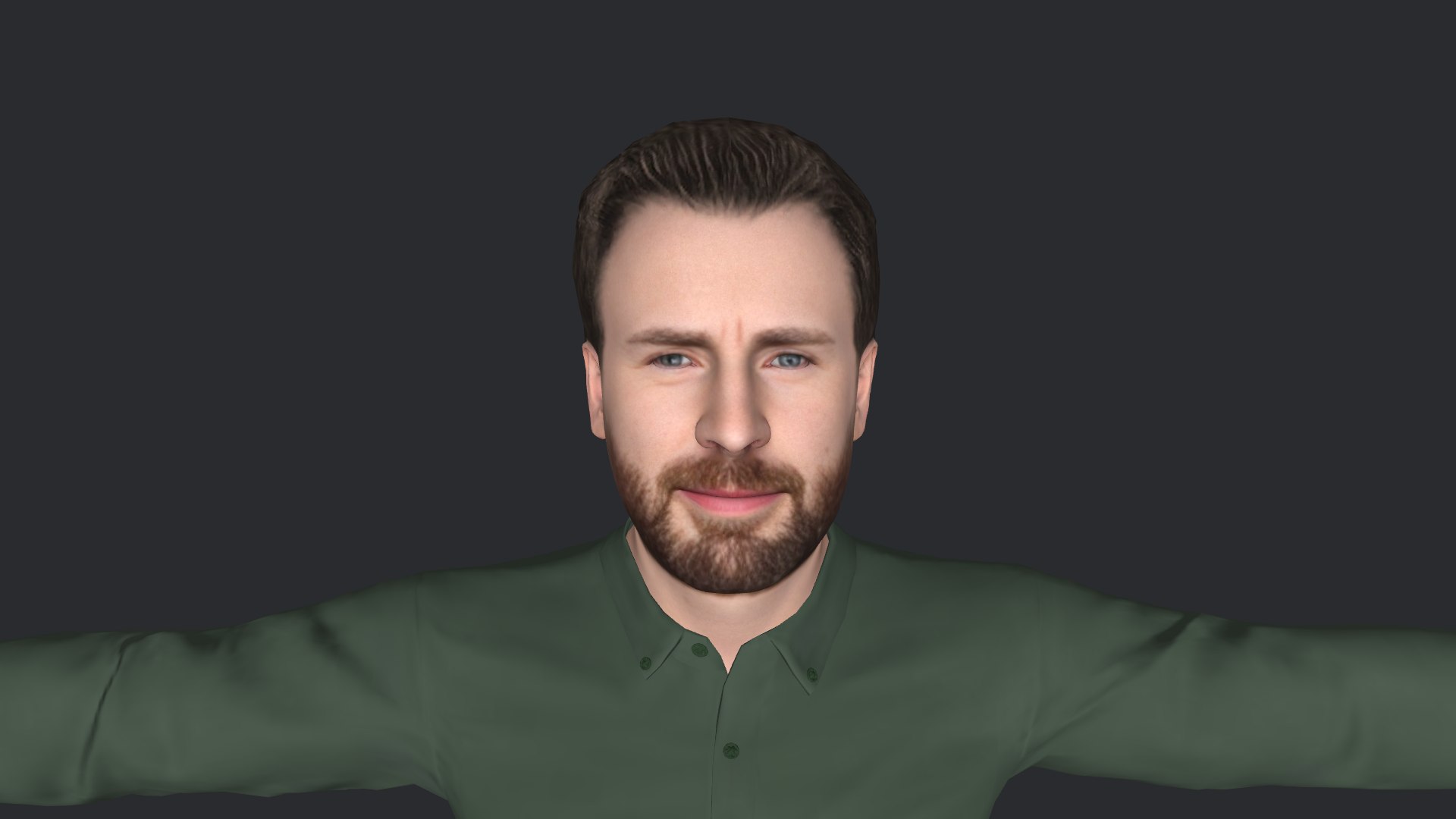 Chris Evans  Hyper Realistic Full Body Fully Rigged 3D Character 3D model https://p.turbosquid.com/ts-thumb/vY/CT3O7S/Z0/model5/png/1693753552/1920x1080/fit_q87/33c8d4cf53dadbe4a3827fd499223606f8c792d1/model5.jpg