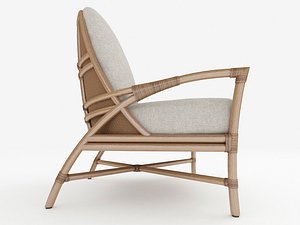 3d rattan armchair