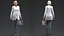 elderly lady casual clothes 3D