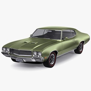 3D Classic Muscle Car