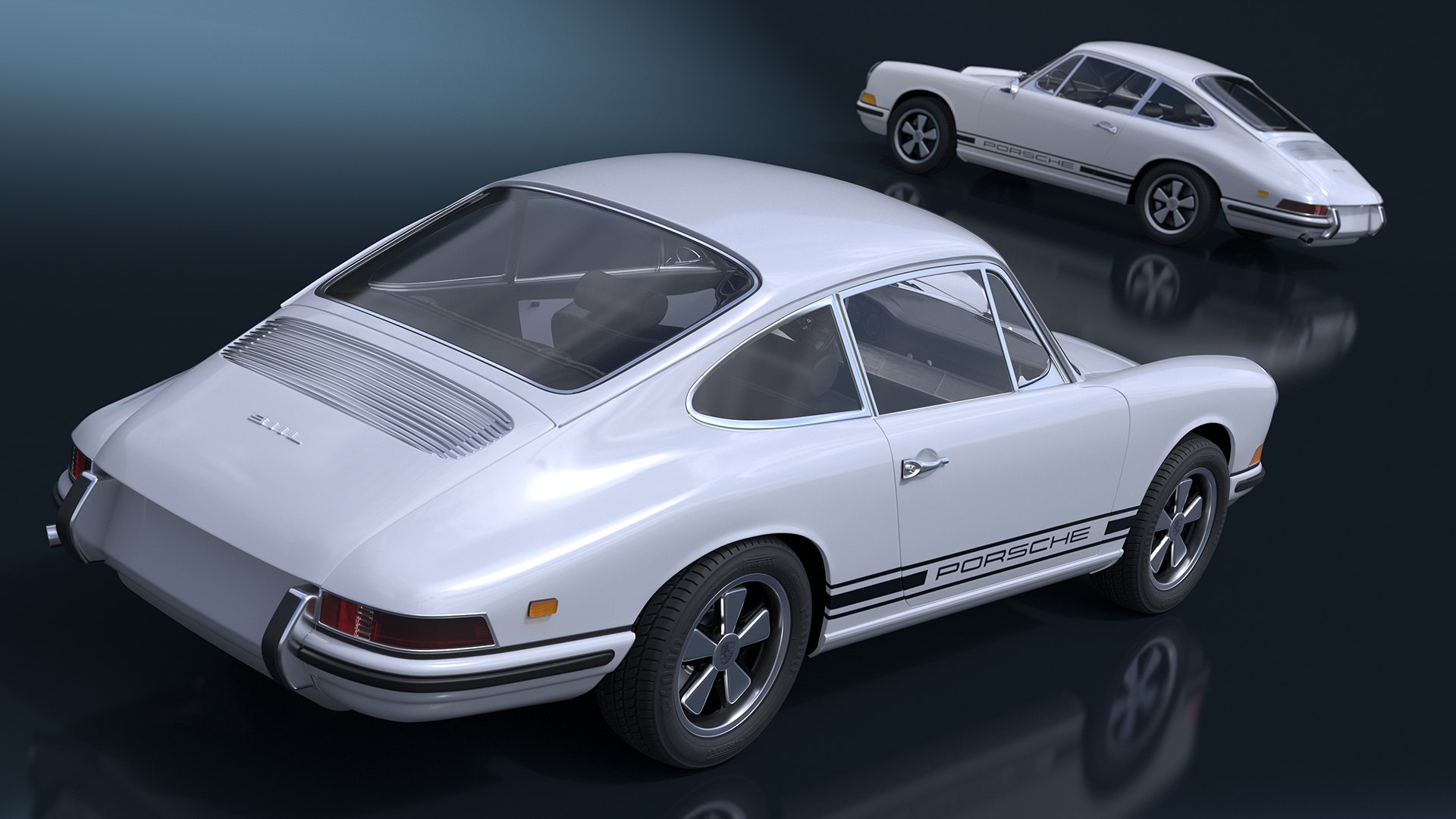 White Porsche 911 1968 Simplified 3D model https://p.turbosquid.com/ts-thumb/vY/KGOpJ9/X9/whiteporsche9111968simplifiedmb3dmodel006/jpg/1727844530/1920x1080/fit_q87/a707c7c879daf36c0d52eee9d7dd9ad02012226f/whiteporsche9111968simplifiedmb3dmodel006.jpg
