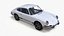White Porsche 911 1968 Simplified